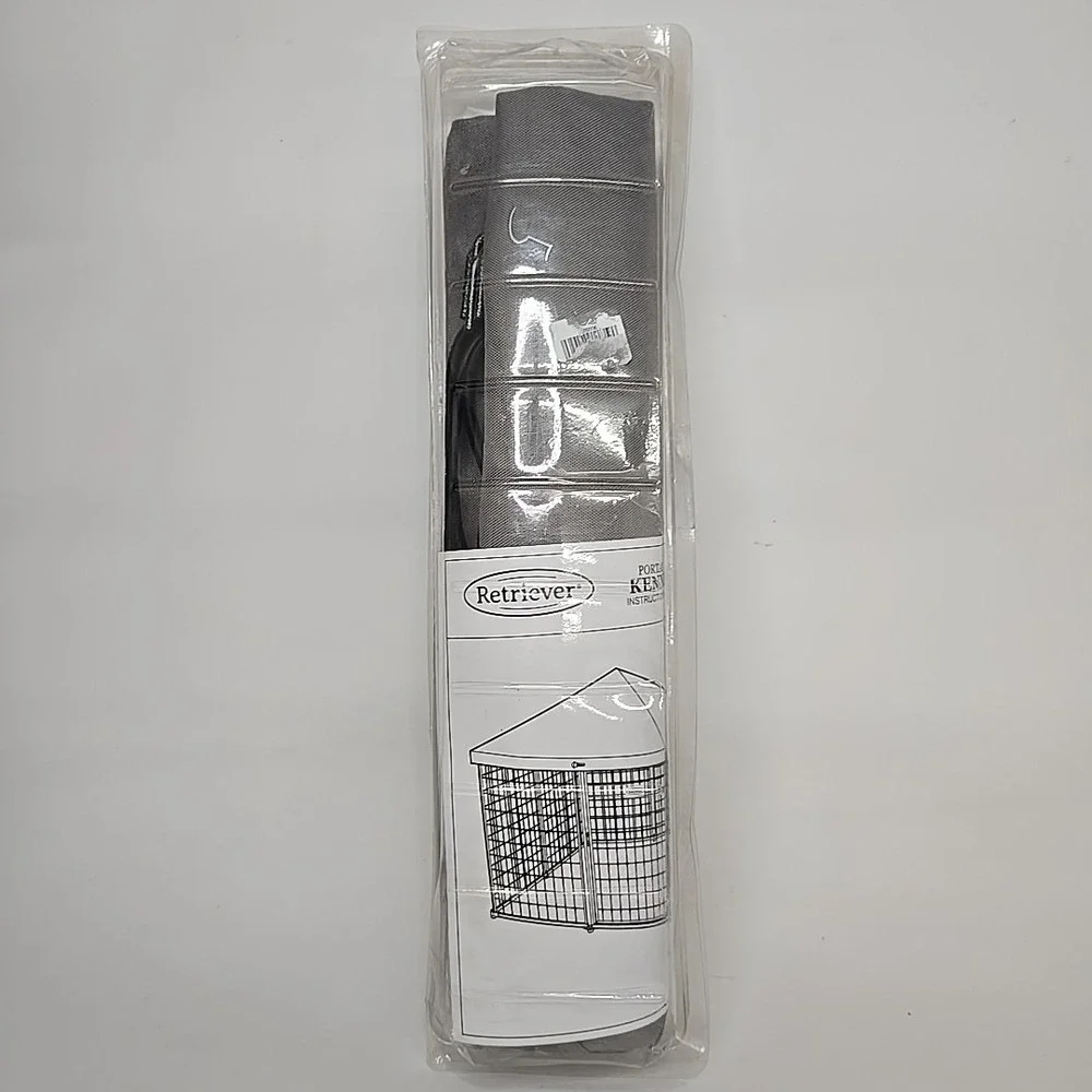 Retriever‎ Portable Dog Kennel Replacement Canopy ROOF COVER ONLY Grey 1201551